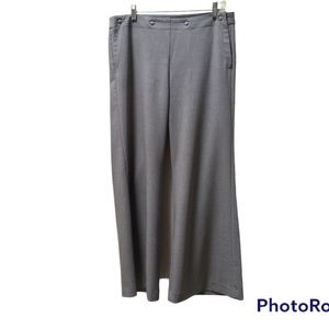 Wide Leg Slacks. Macy Inc Brand. Fashion Forward-Gabardine Like Fabric
